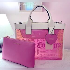 Juicy Couture heart multi Beachin large tote